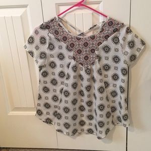 Girls large flowy shirt